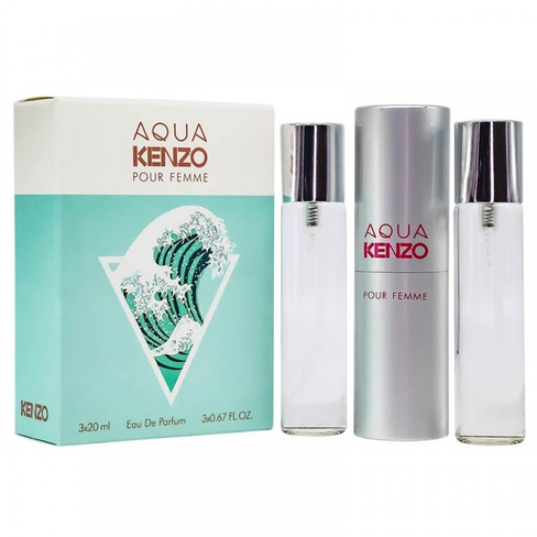 Женская парфюмерная вода Kenzo Aqua Kenzo Pour Femme, 3х 20 мл