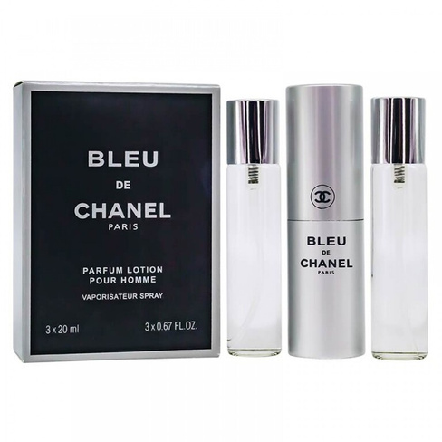 Мужская парфюмерная вода Chanel Bleu De Chanel, 3х 20 мл