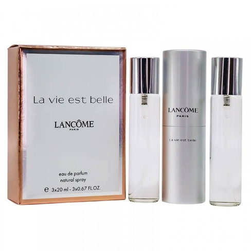 Женская парфюмерная вода Lancome La Vie Est Belle, 3х 20 мл