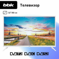 32" Телевизор BBK 32LEM-1088/TS2C 2021, белый