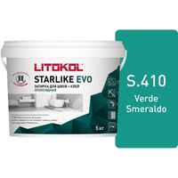 Эпоксидный состав для укладки и затирки мозаики LITOKOL STARLIKE EVO S.410 VERDE SMERALDO