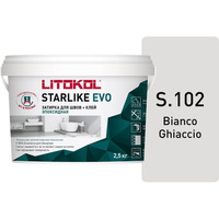 Эпоксидный состав для укладки и затирки мозаики LITOKOL STARLIKE EVO S.102 BIANCO GHIACCIO