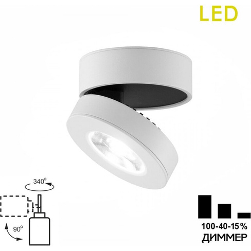 Накладной поворотный светильник Citilux Стамп LED