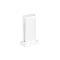 Legrand 653100 Универсальная мини-колонна алюминиевая с крышкой из алюминия 1 секция, высота 0,3 метра, цвет белый Униве