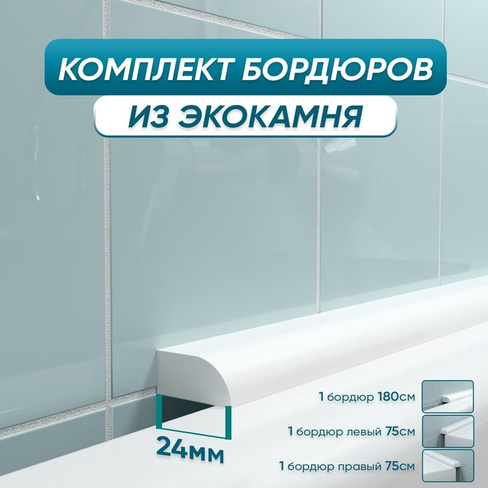 Комплект акриловых бордюров для ванной BNV ПШ24