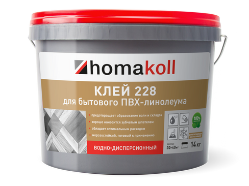 Клей Homa 228 Homakoll, 10л (14кг), шт