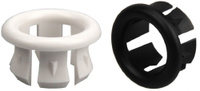 Обрамление для переливного отверстия круглое 2 штуки белое, черное Masterprof ИС.131546