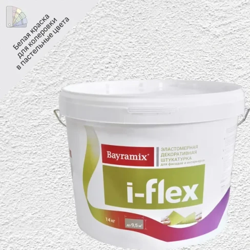 Штукатурка декоративная эластичная Bayramix I-Flex FL 001 14 кг цвет белый BAYRAMIX None