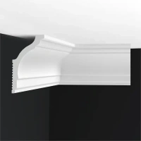 Уголок для плинтуса полистирол Format 18E белый 250 мм 4 шт FORMAT Угол для потолочного плинтуса