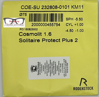 Очковая линза Rodenstock Cosmolit 1.6 Solitaire Protect Plus 2