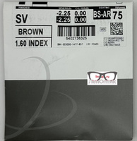 Очковая линза Synchrony Single Vision Sun 1.5 Brown, Grey, Pioneer