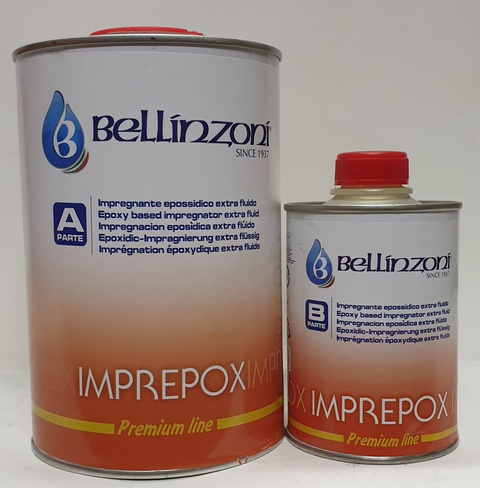 Двухкомпонентный эпоксидный клей IMPREPOX 1000 Premium Line Bellinzoni