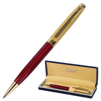 Ручка подарочная шариковая GALANT "Bremen", корпус бордовый с золотистым, золотистые детали, пишущий узел 0,7 мм, синяя,