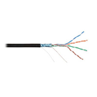 Одножильный кабель F/UTP NIKOLAN NKL 4700B-BK