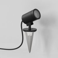 Грунтовый светильник Astro Bayville Spike Spot 12V текстурир черный 1401009