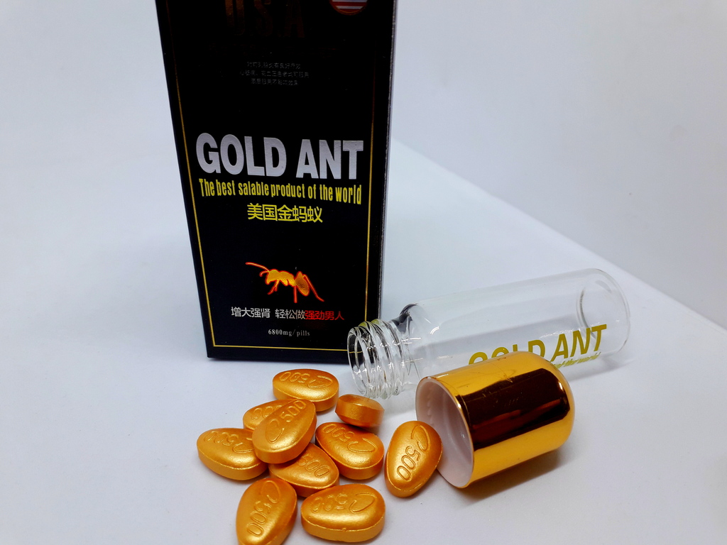 "GOLD ANT - Золотой муравей" препарат для повышение потенции (10 ...