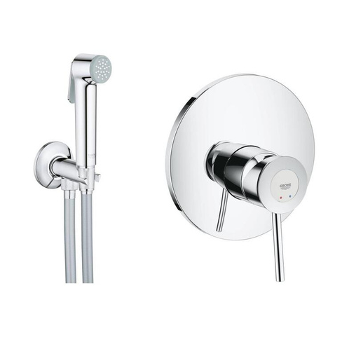 BAU CLASSIC Компл смесит с гиг. душ "GROHE" 124902