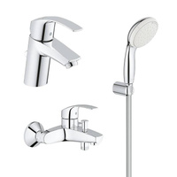 EUROSMART Комплект смесит с душ.набором "GROHE" 123582