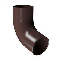 Отвод трубы Docke Stal Premium Шоколад RAL 8019