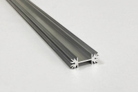 Радиаторный алюминиевый профиль 33.5х12.5 мм KRTLED