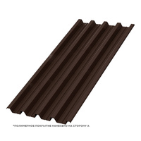 Профнастил Н60 0,5мм коричневый (8017,8004.RR32)