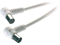 Соединительные кабели 43033 (1,5 м, белый, угловой)
