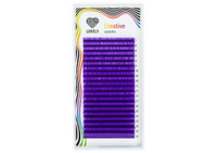 Микс D 0.10*7-13 мм Фиолетовые (Purple) Цветные ресницы Lovely 20 линий