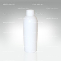 Флакон косметический 0,200 л пластик белый (Din 24/410)