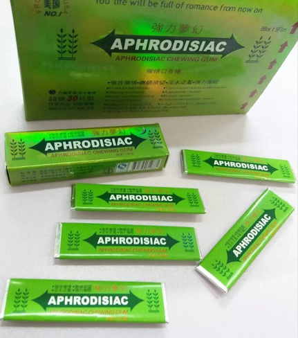 Возбуждающая жвачка "Aphrodisiac" -30 пластинок