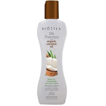 Несмываемое средство с органическим кокосовым маслом для волос и кожи Silk Therapy (167 мл) Biosilk (США)