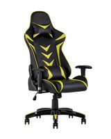 Кресло игровое TopChairs Corvette желтое Игровое кресло Stool Group компьют