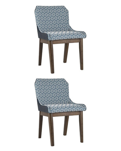 Стул NYMERIA синий 2 шт. Комплект из двух стульев Stool Group NYMERIA синий