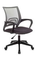Кресло офисное TopChairs ST-Basic сетка/ткань серый Компьютерное кресло TopChairs ST-Basic офисное сетка/ткань серый кре