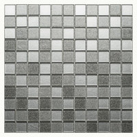 Стеклянная мозаика Silver Day 295мм x 295мм (В наличии в Новосибирске)
