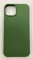 Накладка силикон Soft Touch для Apple iPhone 13 Pro Темно-зеленый