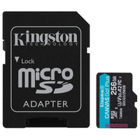 Карта памяти microSDXC 256GB KINGSTON Canvas Go Plus UHS-I U3 170 Мб/с class 10 SDCG3/256GB