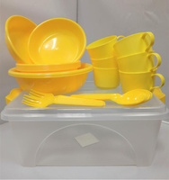Набор пластмассовой посуды для пикника №2 на 6 персон арт.682М Альтернатива