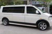 Расширители арок + дверные молдинги Omsa Long (11 шт, ABS-пластик) VW T5