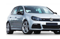 Накладки на зеркала черн. глянец 2 шт, пластик VW Golf 6 2009-2012