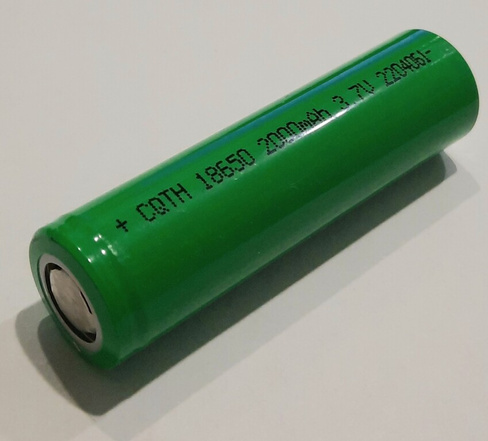 Аккумулятор 18650, Li-ion 3.7V, 2000mA для ремонта батареи шуруповерта
