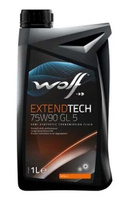 Масло трансмиссионное WOLF ExtendTech 75W90 GL 5 (1 л)