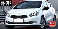 Накладки на зеркала Omsa (2 шт, пластик) KIA Ceed 2012-2018