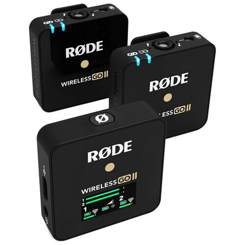 RODE Wireless GO II, разъем: USB Type-C, черный, 3 шт
