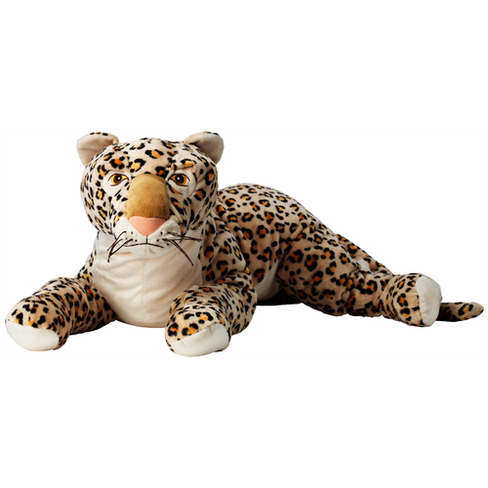 Мягкая игрушка ИКЕА МОРРХОР леопард, 80 см, бежевый
