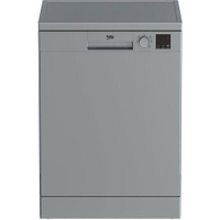 Посудомоечная машина Beko DVN053WR01S, полноразмерная, напольная, 59.8см, загрузка 13 комплектов, серебристая [765650837