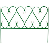 Забор декоративный GRINDA Ренессанс 422263, 3.45 х 0.01 х 0.5 м, зелeный