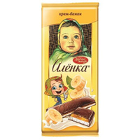 Шоколад Алёнка Молочный с начинкой крем-банан, 87 г Красный Октябрь