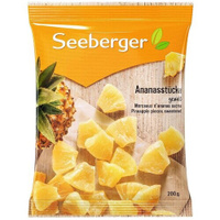 Сухофрукты Seeberger Pineapple pieces Ананас сушеный кусочки, 200 г