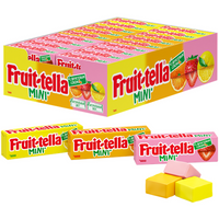 Fruittella Жевательные конфеты Мини с фруктовым соком, 11 г, блок, 54 шт. в уп., 54 уп.