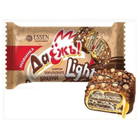 Конфеты шоколадные ESSEN ДаЁжъ! Light со вкусом шоколадного брауни 500 г пакет